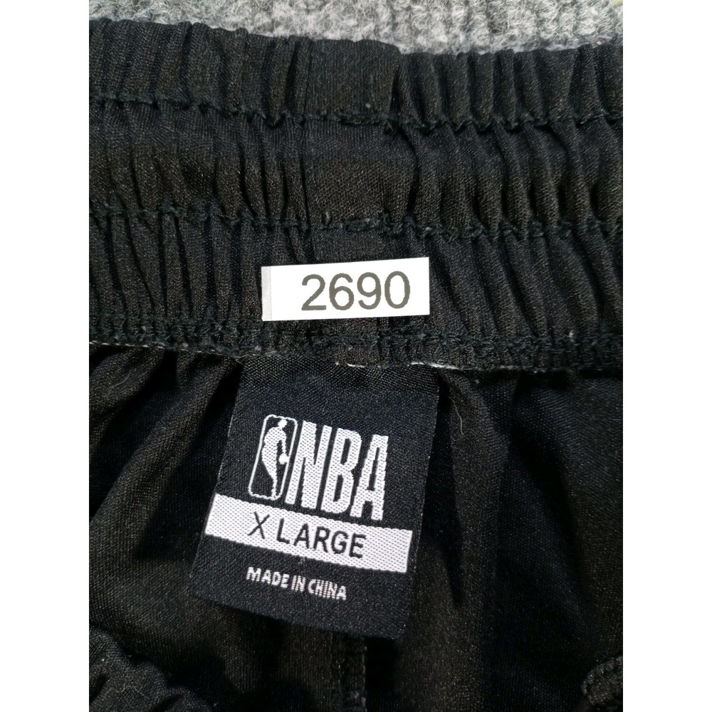 NBA Men's Basketball Shorts Size XL Black Athletic Gym Training Drawstring - Picture 6 of 6